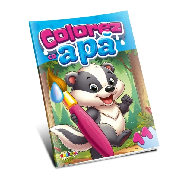 Colorez cu apa:11 (Bursuc)