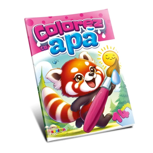 Colorez cu apa:14 (Panda Rosie)