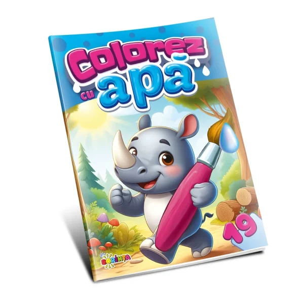 Colorez cu apa:19 (Rinocer)