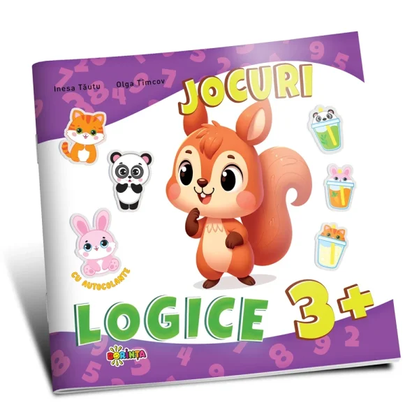 Jocuri logice cu autocolante. 3+