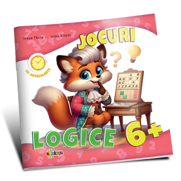 Jocuri logice : 6+ : cu autocolante