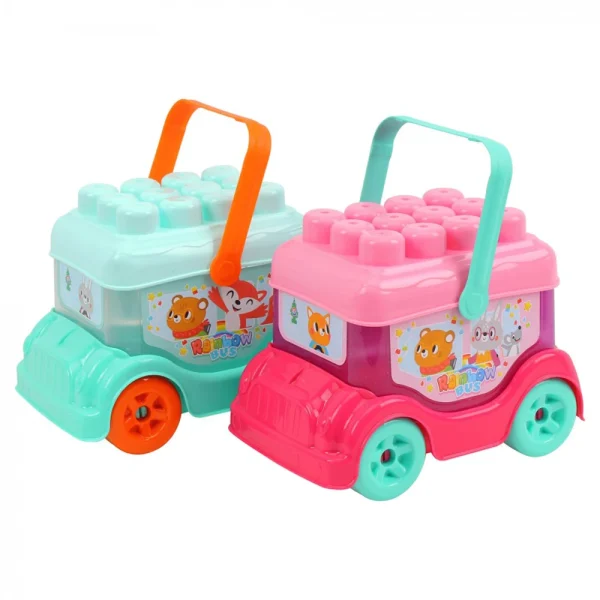 Jucarie autobuz cu constructor