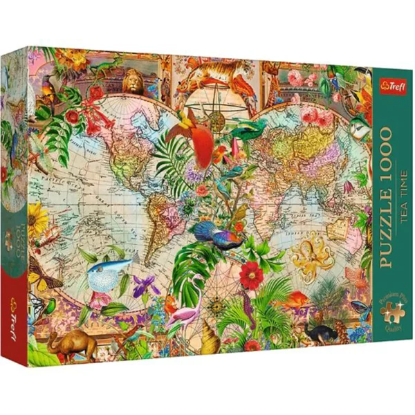 Puzzle 1000 Premium Plus"Harta antică a lumii"