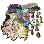 Puzzle din lemn 1000 elemente "Villains Reunion" - imagine 2