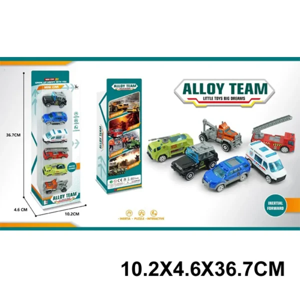 Jucarie autospeciale din metal in set