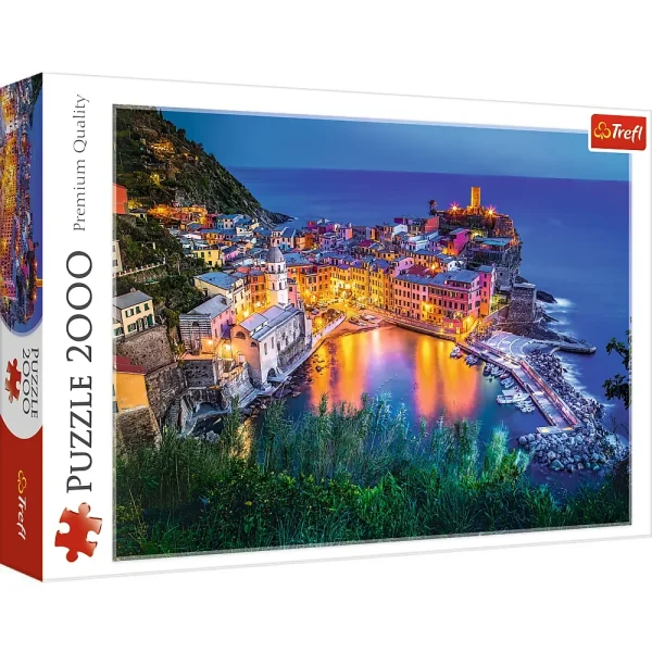 Puzzle 2000 "Vernazza in amurg"