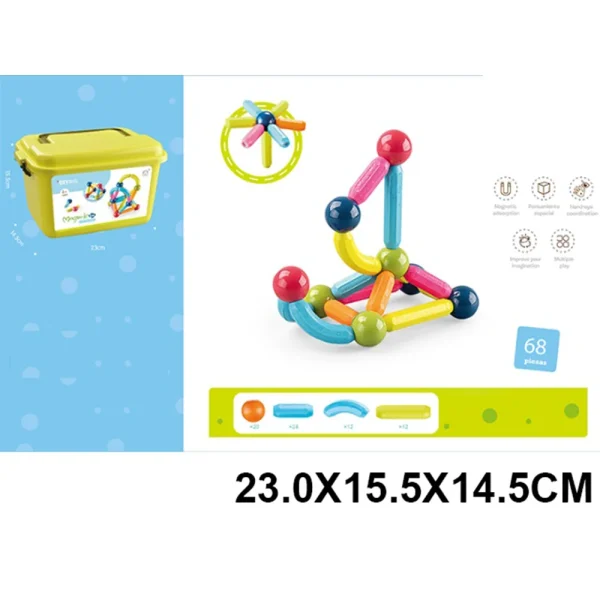 Jucarie constructor cu magnet