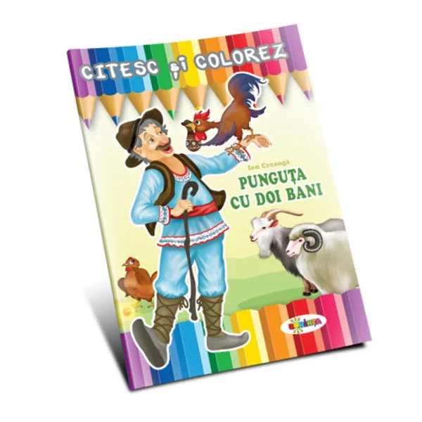 Citesc si colorez Punguta cu doi bani