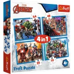 Puzzle 4in1 "Avengers"