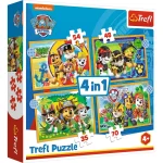 Puzzle 4in1 "Patrula in vacanta"