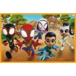 Puzzle 2x24  "Spiderman si dinozaurii" - imagine 3