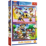 Puzzle 2x24 "Patrula catelusilor"