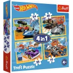 Puzzle 4in1 "Hot Wheels"