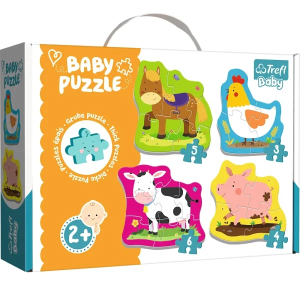Puzzle baby classic "Animale la ferma"