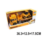 Autospeciala cu inertie,cu sunete si lumini cu tractor in set (37423)