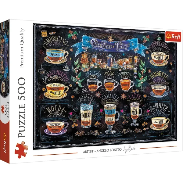 Puzzle 500  "Timp pentru cafea"