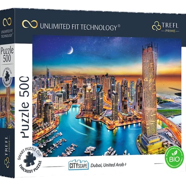 Puzzle din lemn 500elem. "Dubai"