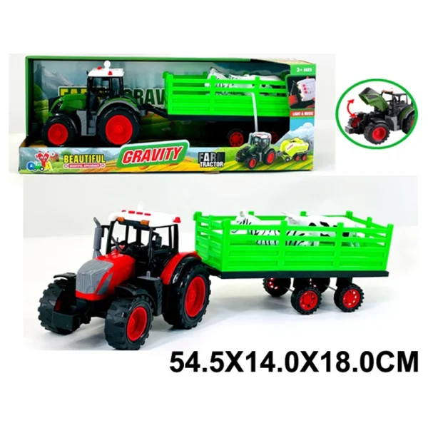 Jucarie tractor pe baterii