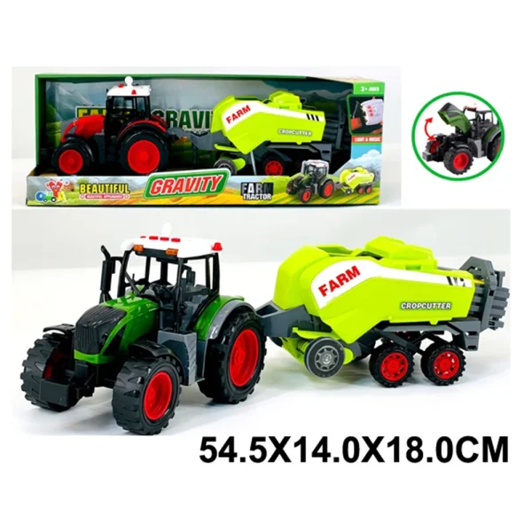 Jucarie tractor pe baterii
