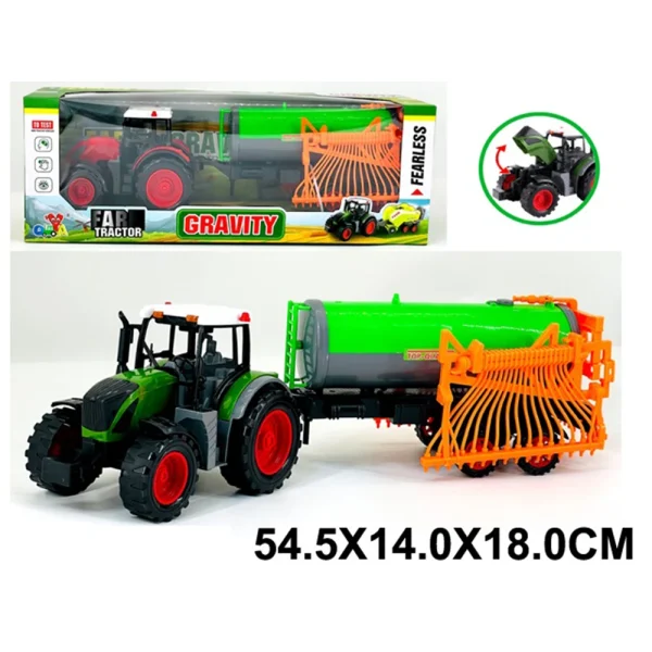 Jucarie tractor pe baterii