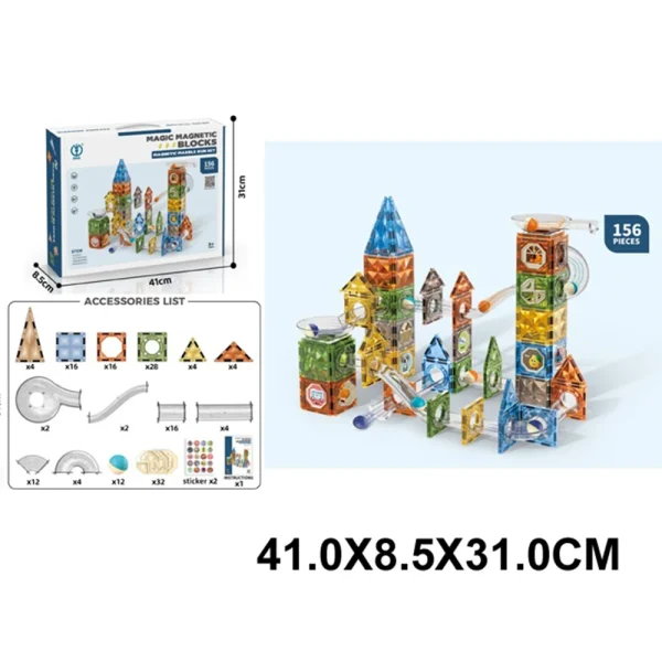 Jucarie constructor cu magnet