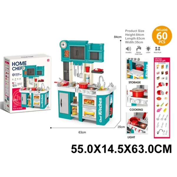 Jucarie bucatarie in set cu accesorii