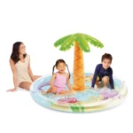 Piscină gonflabilă pentru copii cu jet de apă Palm Tree, 173×104 cm, 166 L, 2+ ani, Intex (56433) - imagine 3