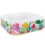 Piscină gonflabilă pentru copii Aquarium, 159×159×50 cm, 340 L, 3+ ani, Intex (57471) - imagine 3