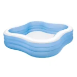 Piscină gonflabilă pentru familie Beach Wave Swim Center, 229×229×56 cm, 1250 L, 6+ ani, Intex (57495)
