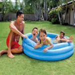 Piscină gonflabilă pentru copii Crystal Blue, 147×33 cm, 330 L, 2+ ani, Intex (58426) - imagine 2