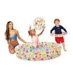 INTEX Piscină gonflabilă pentru copii 132x28cm „Ananas” cu minge și cerc, 248l, de la 2 ani - imagine 2