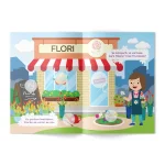 Carte cu autocolante : Flori - imagine 2