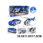 Elicopter si masinuta cu inertie,cu sunete si lumini (72201)