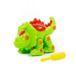 Constructor dinozaur Triceratops – 32 piese, Polesie (76816)
