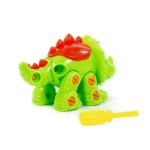 Constructor dinozaur Triceratops – 32 piese, Polesie (76816) - imagine 4
