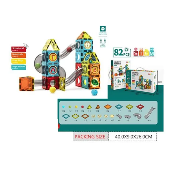 Jucarie constructor cu magnet