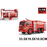 Masina pentru pompieri cu inertie,cu sunete si lumini,cu pompa de apa (81640)