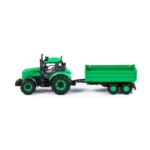 Tractor cu inerție și remorcă Progress, verde (în cutie), Polesie (91260) - imagine 2
