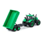 Tractor cu inerție și remorcă Progress, verde (în cutie), Polesie (91260) - imagine 4