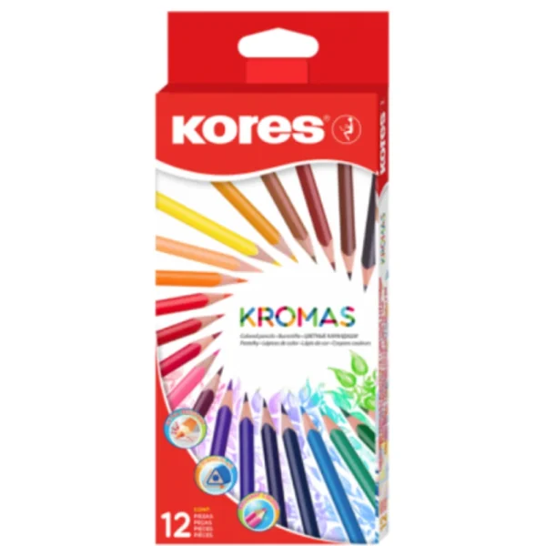 Creioane color Kores 12 cul.