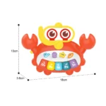 Pian muzical interactiv în formă de crab, Huanger HE0535