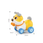 Jucărie de împins cățel cu sunete pentru bebeluși, Huanger HE0553 (19643)