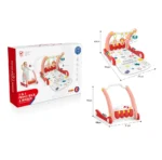 Premergător 2 în 1 cu covoraș de joacă și activități muzicale, Huanger HE0634 (19557) - imagine 3