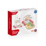 Premergător 2 în 1 cu pian muzical și covoraș de joacă, Huanger HE0638 (19742) - imagine 4