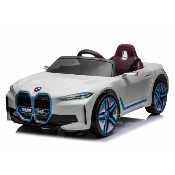 Masina pe acumulator BMW i4 JE1009/1 alb