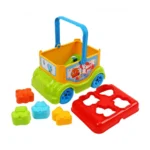 Autobuz educativ sorter cu forme și animale (9840) - imagine 4