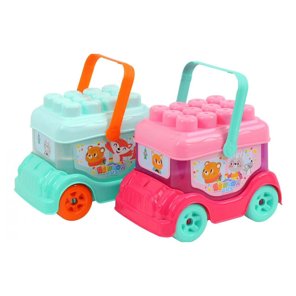 autobuz-in-set-constructie(1) Autobuz cu piese de construcție (0396) - imagine 1