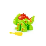 Constructor dinozaur Triceratops – 32 piese, Polesie (76816) - imagine 2