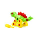 Constructor dinozaur Stegozaur – 30 piese, Polesie (76793) - imagine 2