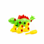 Constructor dinozaur Stegozaur – 30 piese, Polesie (76793)